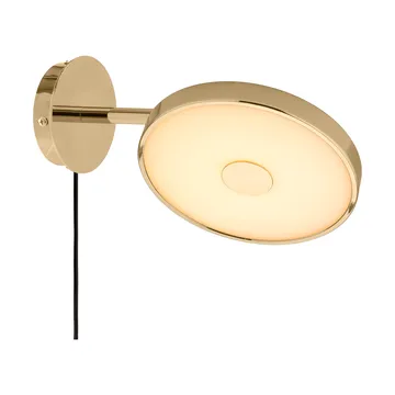 Asteria Wall wandlamp - Short, Polished brass - Umage