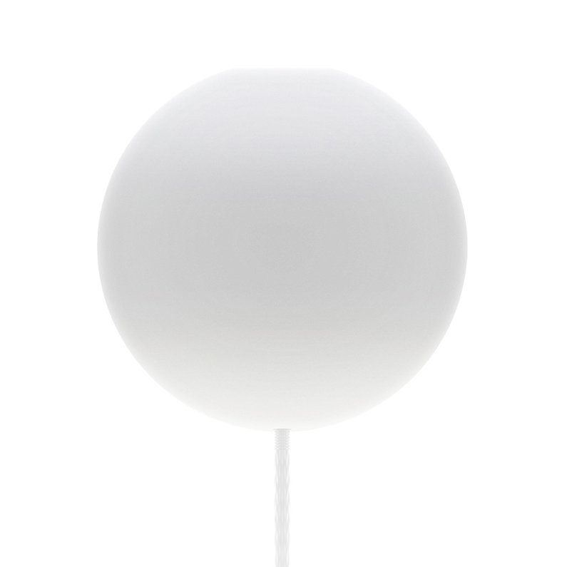 Umage Cannonball plafondkap met snoer wit | Scandinavisch Interieur | Lampfittingen & -houders | Wit