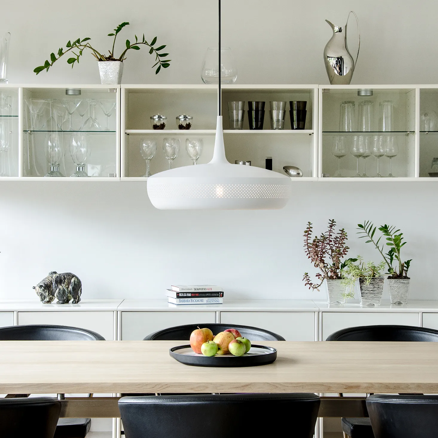 Clava Dine plafondlamp Ø43 cm, Matt white Umage