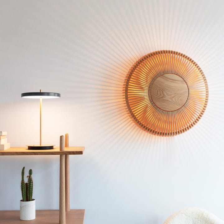 Clava Up wandlamp large, Eiken Umage
