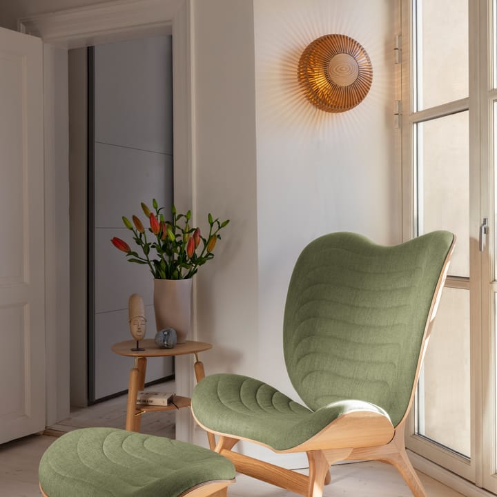 Clava Up wandlamp medium, Eiken Umage