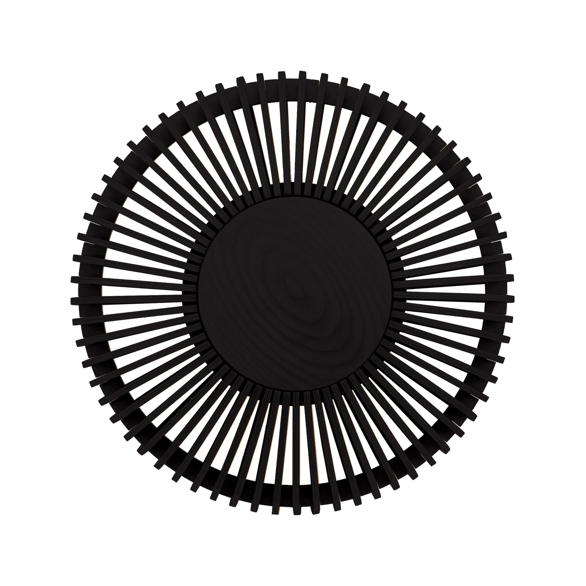 Clava Up wandlamp medium, Zwart eiken Umage