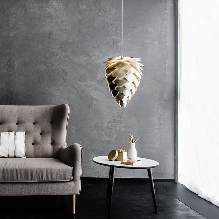 Conia lamp geborsteld messing, Ø 40 cm. Umage