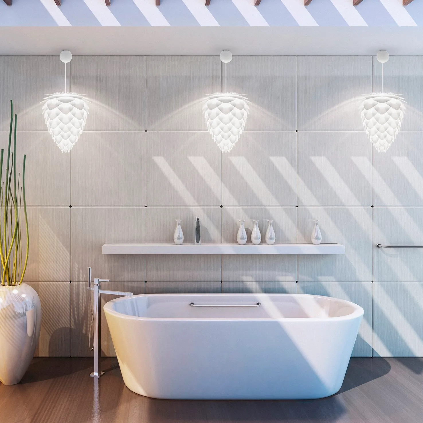 Conia lamp wit, Ø 30 cm Umage