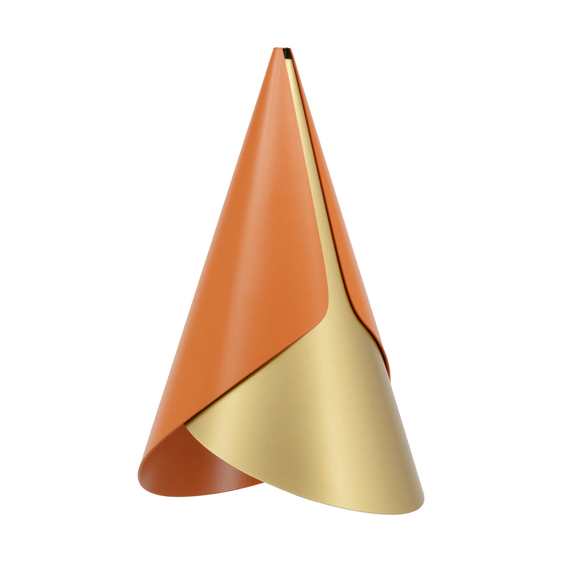Cornet lampenkap, Nuance orange-brass Umage