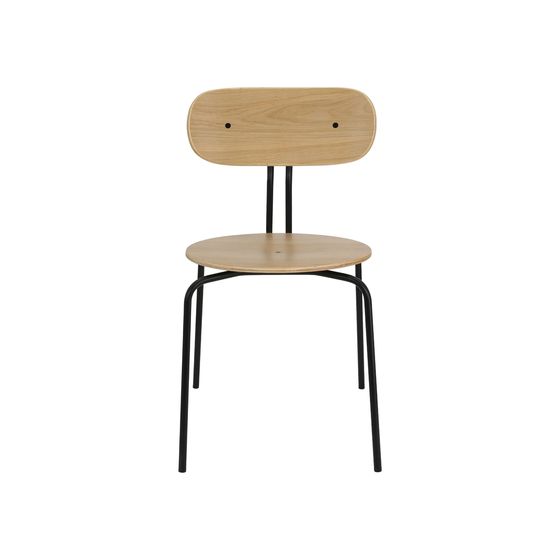 Curious stoel, Oak-black legs Umage