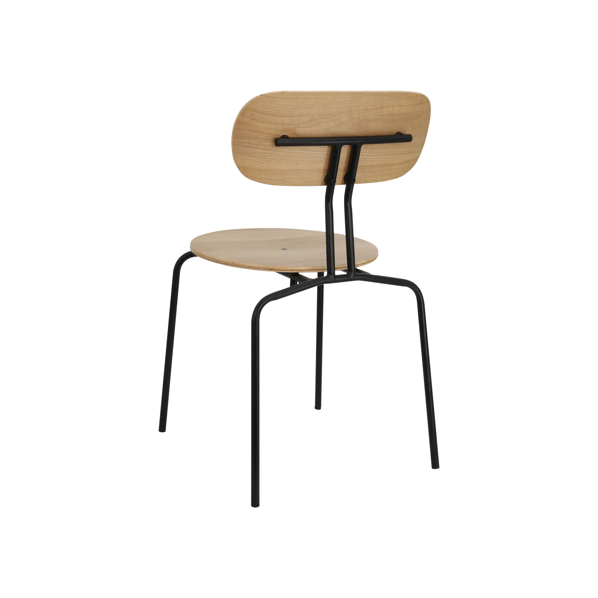 Curious stoel, Oak-black legs Umage