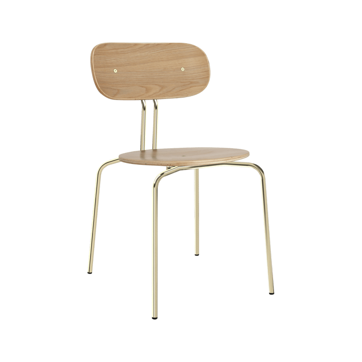 Curious stoel - Oak-brass legs - Umage