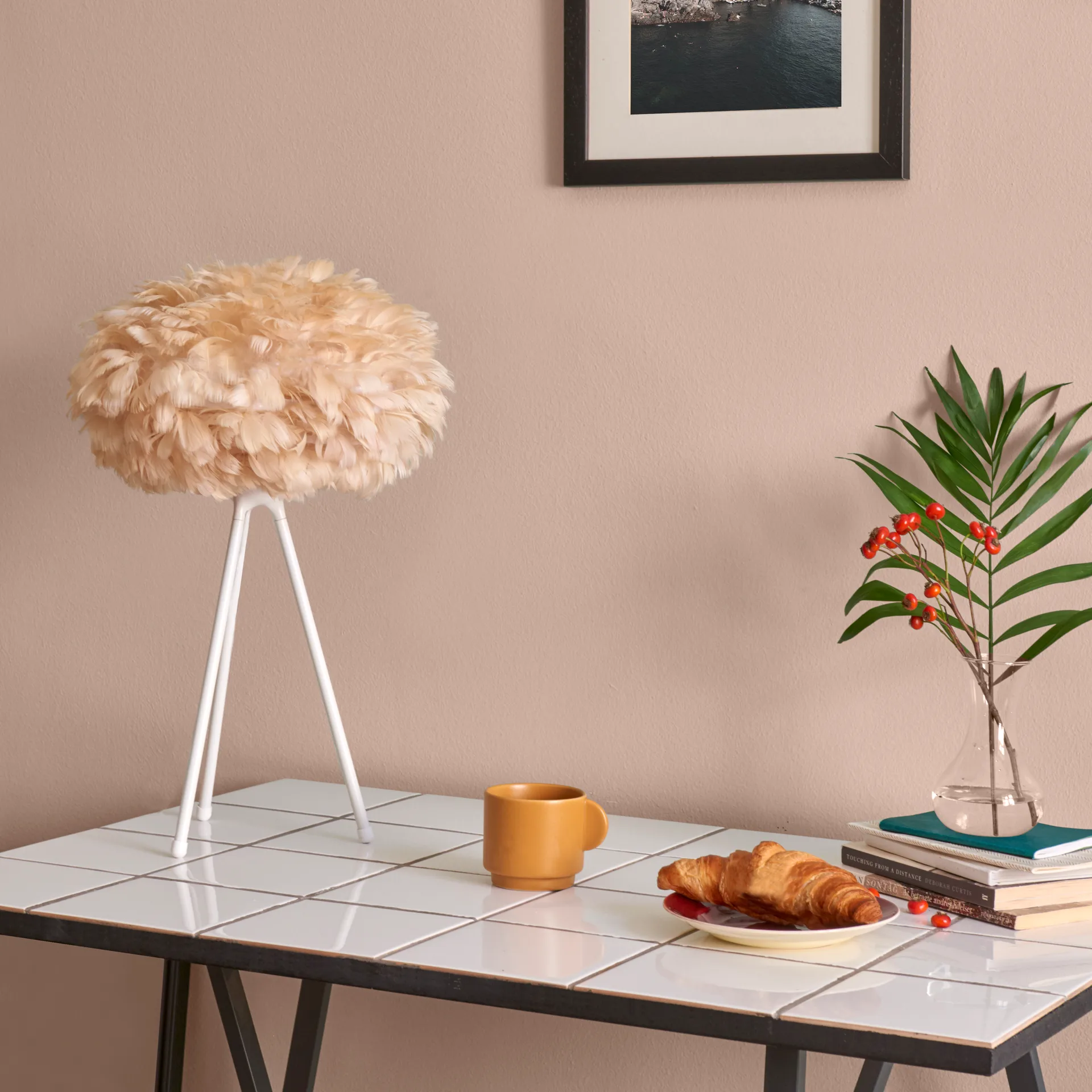 Eos lamp lichtbruin, mini 35 cm Umage