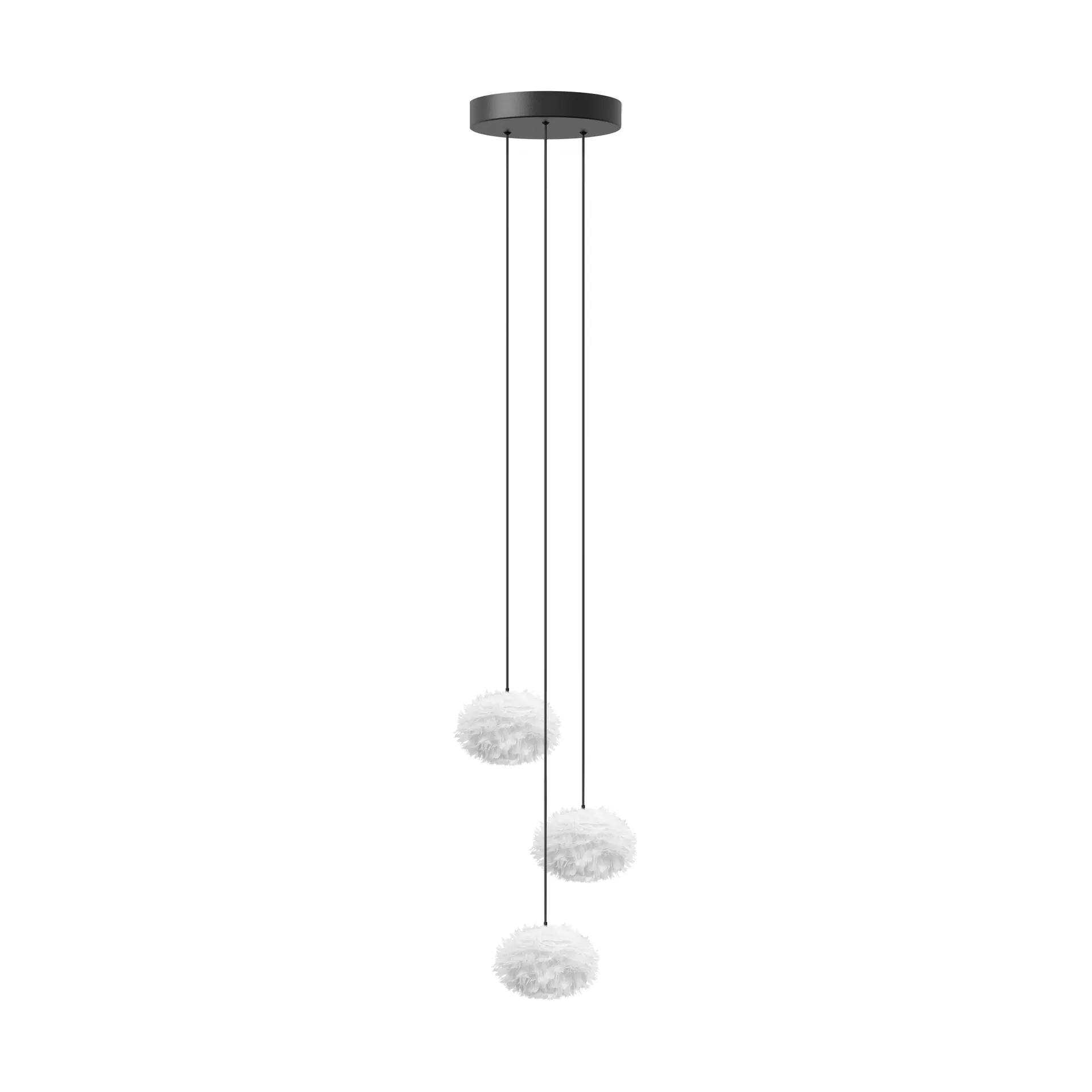 Eos Nano hanglamp, Wit, cluster 3 Umage