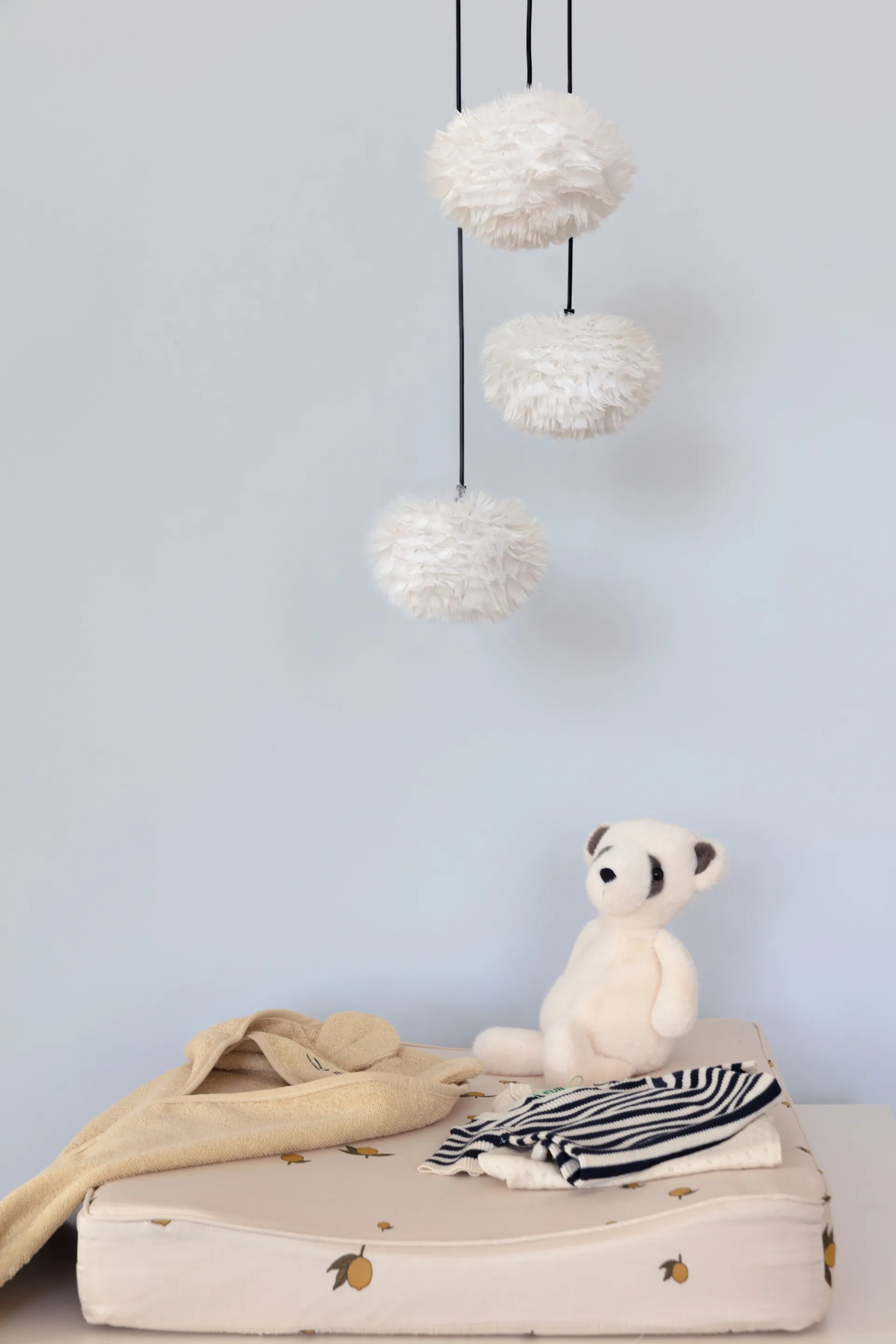 Eos Nano hanglamp, Wit, cluster 3 Umage