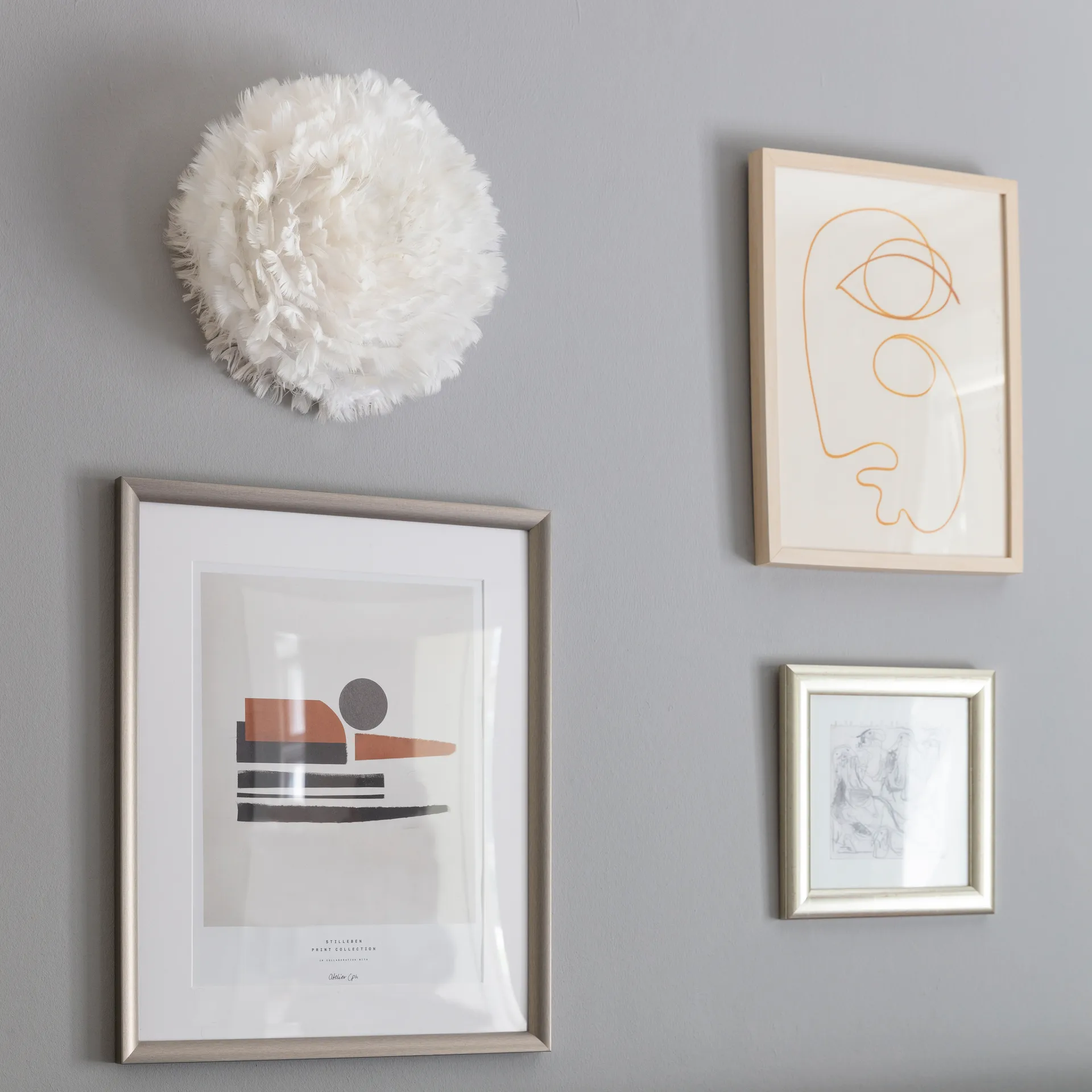 Eos Up plafondlamp wit, 30 cm Umage