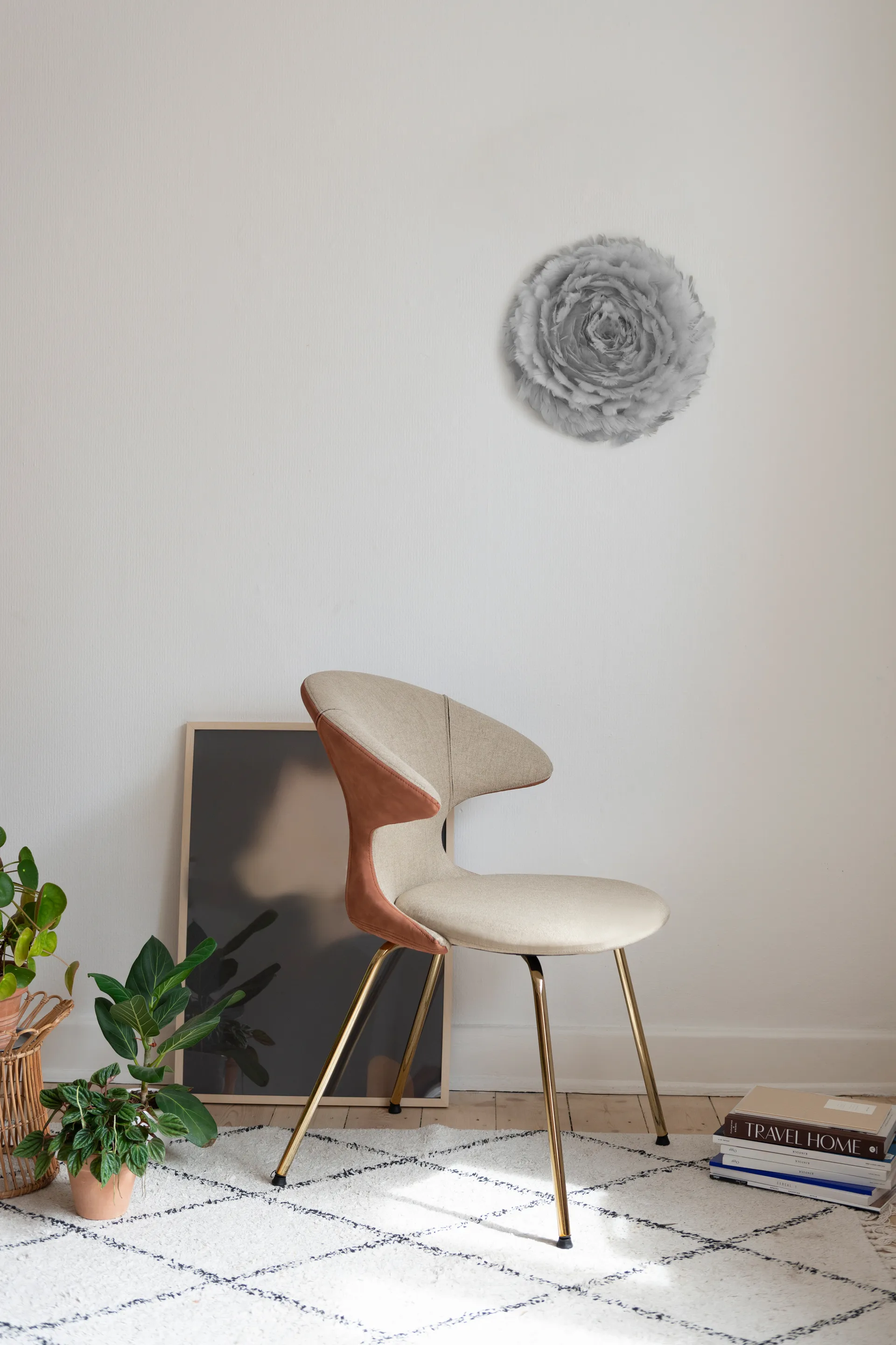 Eos Up plafonnière grijs, 45 cm Umage