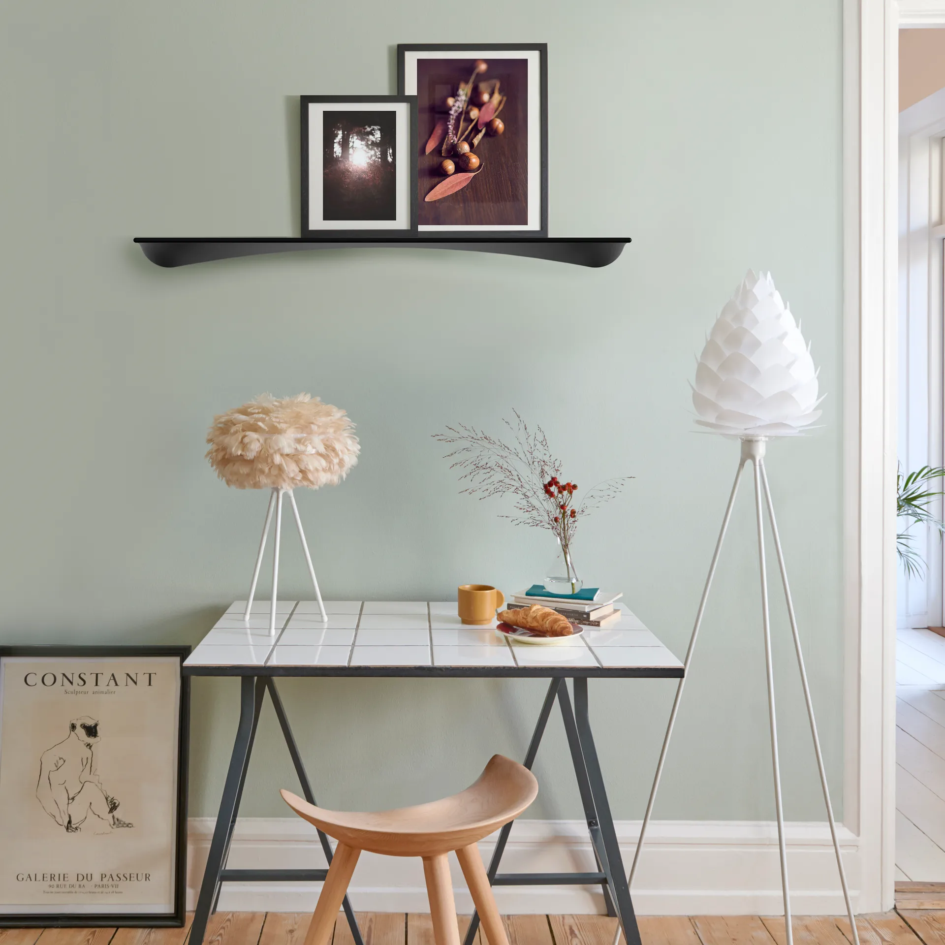 Flow plank 98 cm, Dark ash Umage