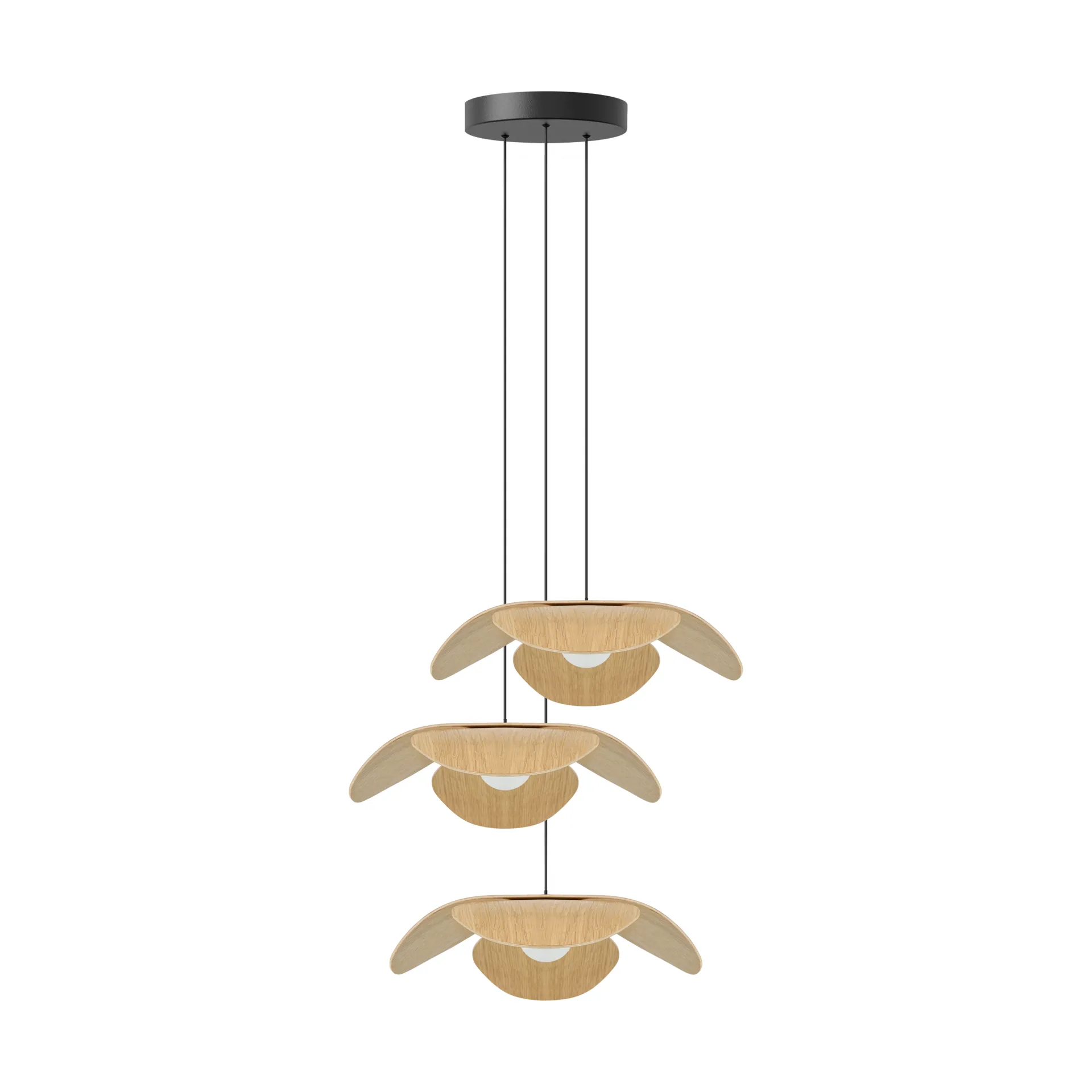 Forget Me Not hanglamp mini, Eik-cluster 3 Umage