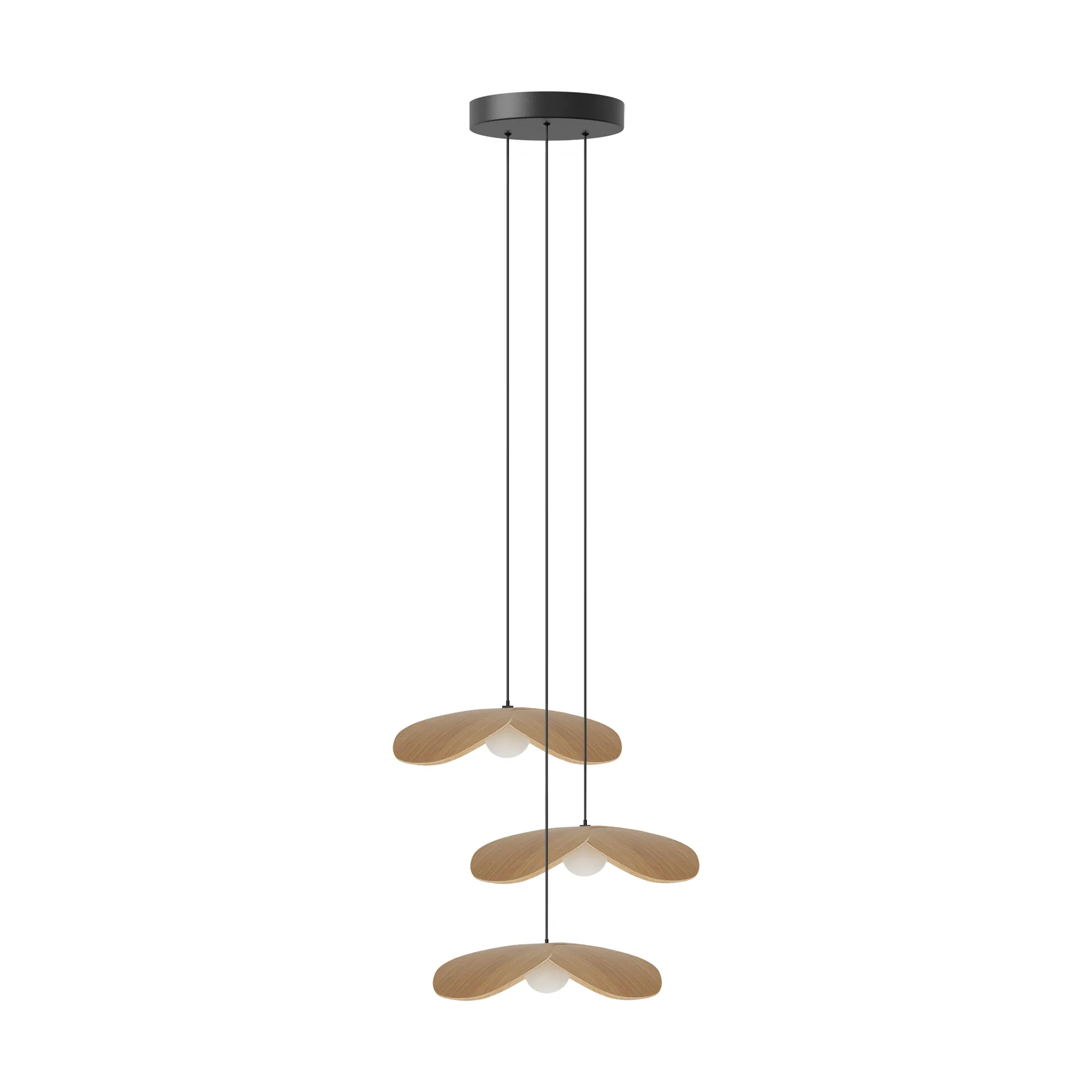 Forget Me Not hanglamp mini, Eik-cluster 3 Umage
