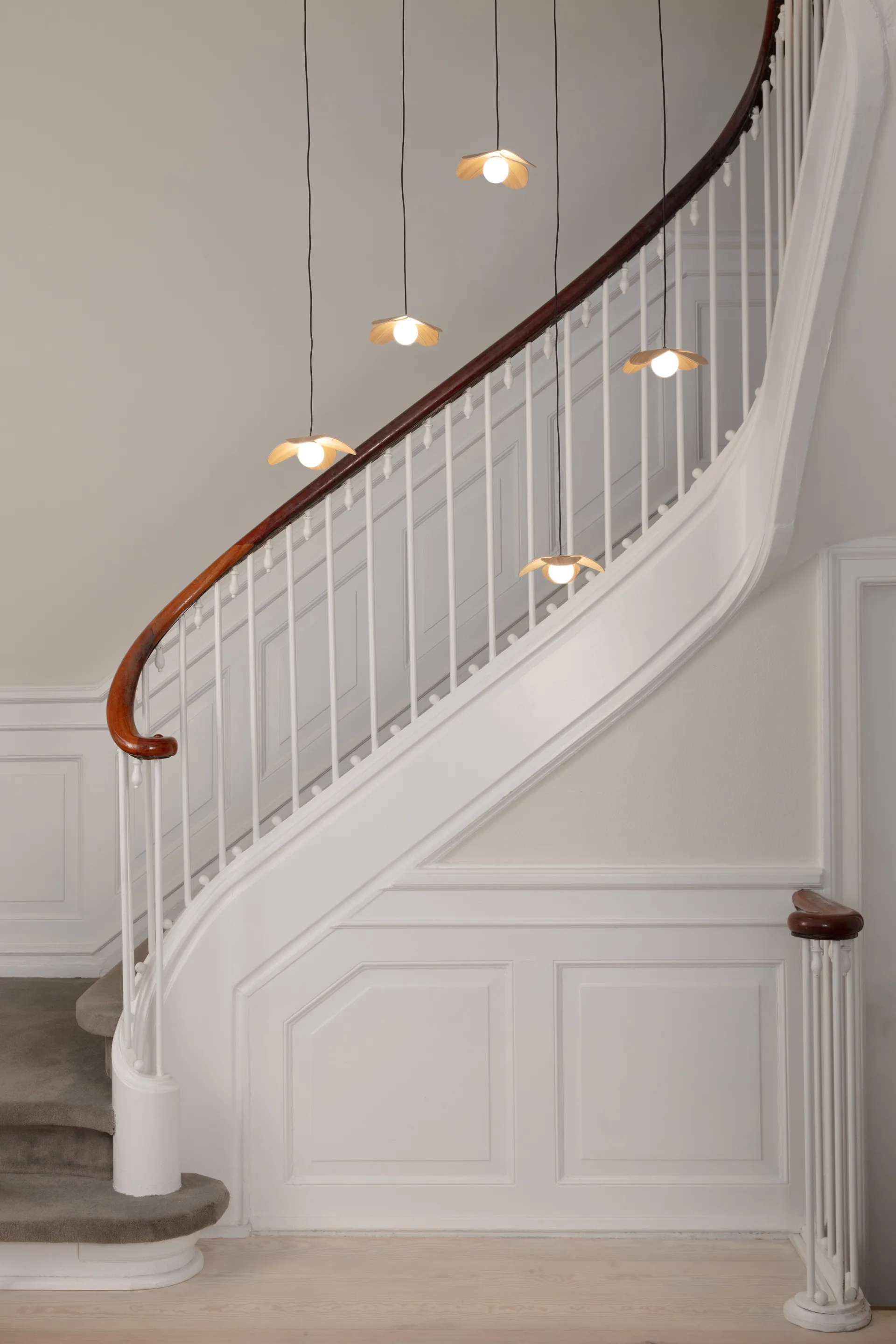 Forget Me Not hanglamp mini, Eik-cluster 5 Umage