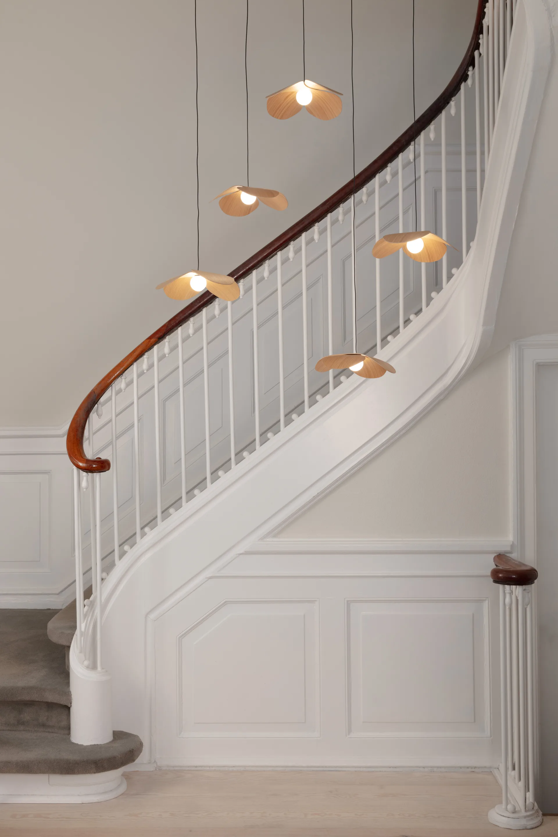 Forget Me Not hanglamp mini, Eik-cluster 5 Umage