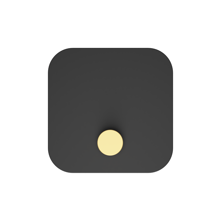 "Hang in There" wandhanger, Black-brass Umage