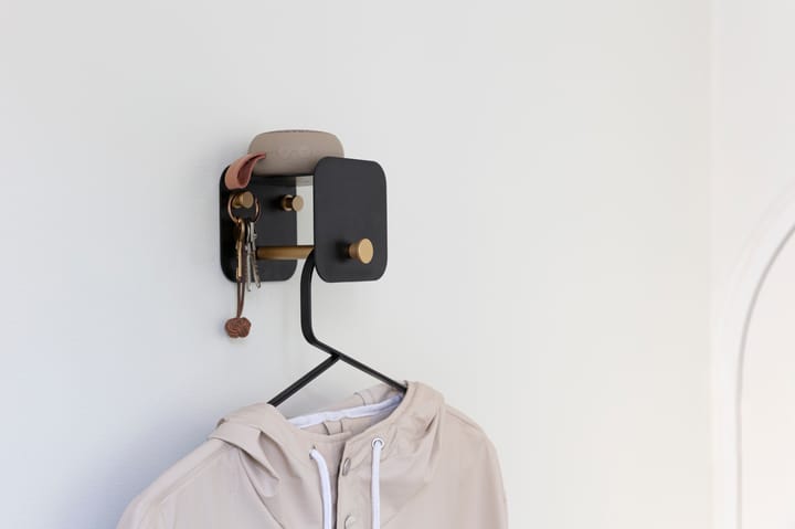 "Hang in There" wandhanger, Black-brass Umage