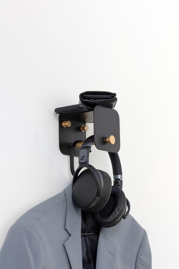 "Hang in There" wandhanger, Black-brass Umage