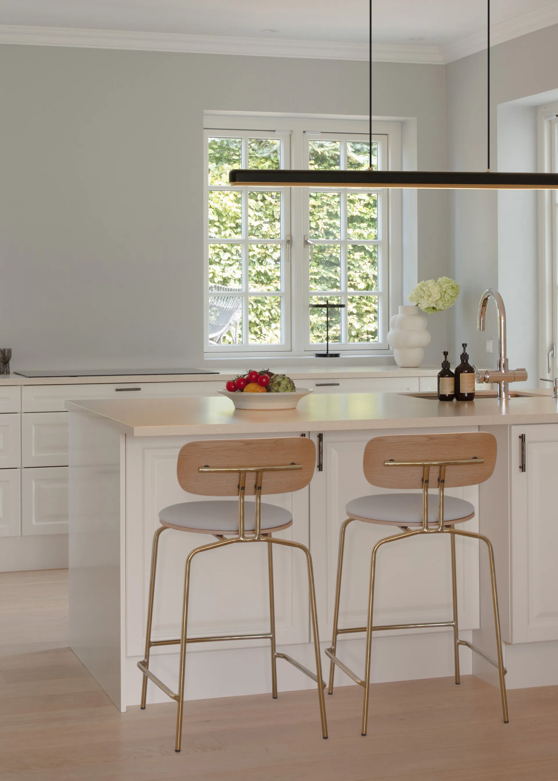 Hazel Branch 1,5m hanglamp, Zwart-messing Umage