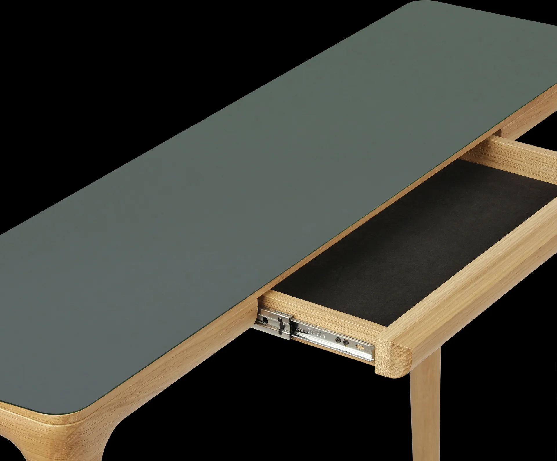 Heart'n'Soul console tafel 120 cm, Eiken-mosgroen Umage