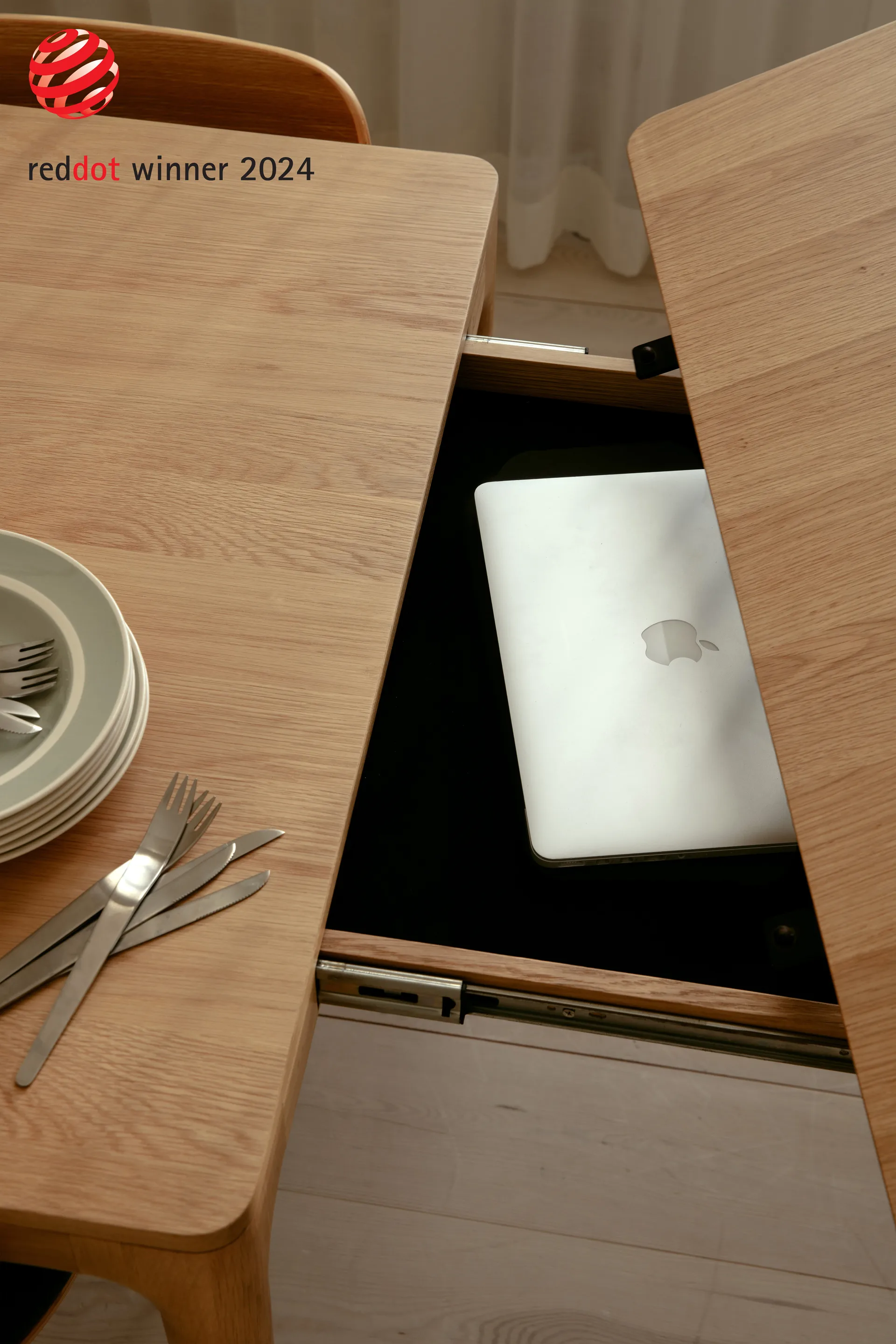 Heart'n'Soul eettafel 90x120 cm, Eik Umage