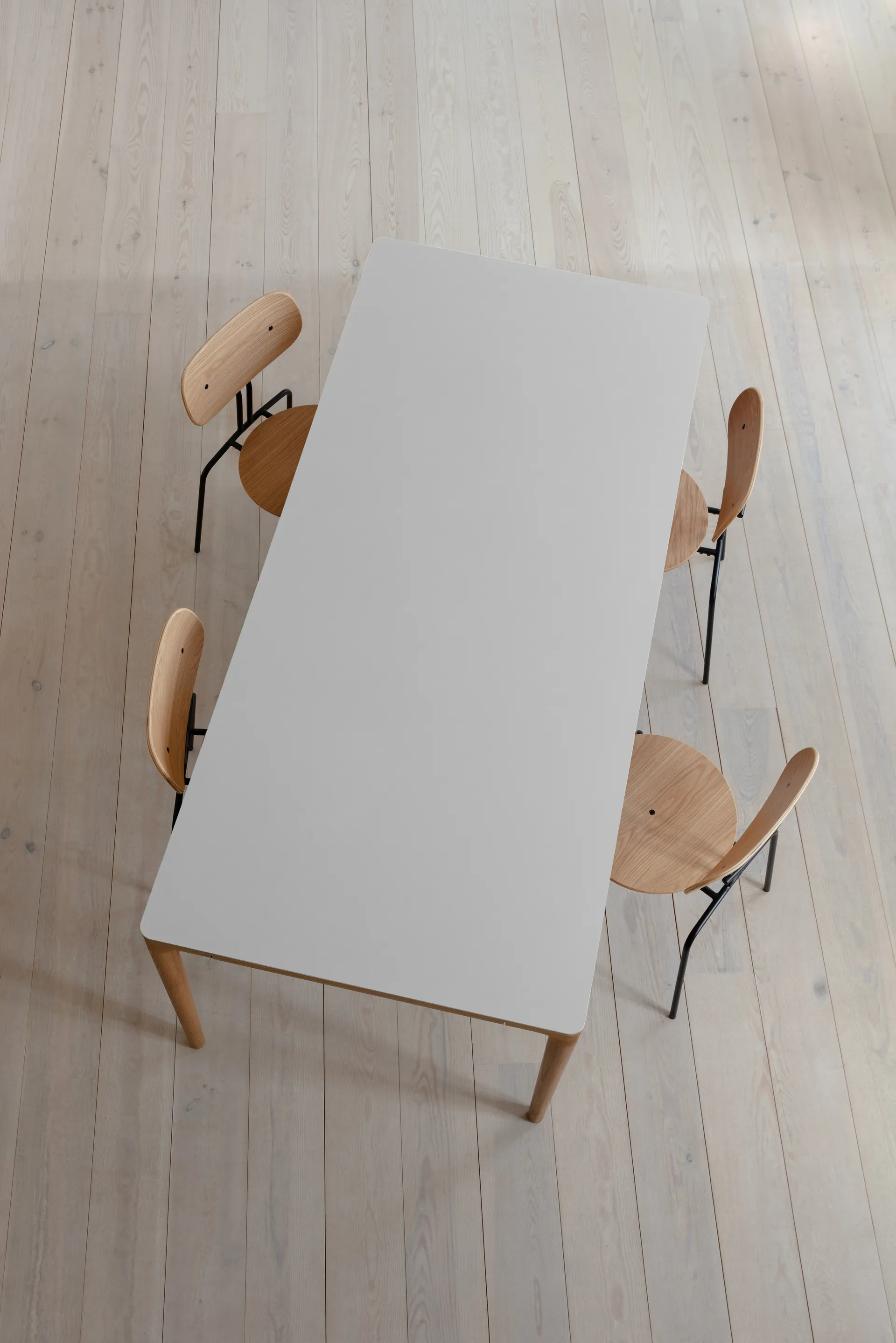Heart'n'Soul eettafel 90x200 cm, Eik-cloud grey Umage
