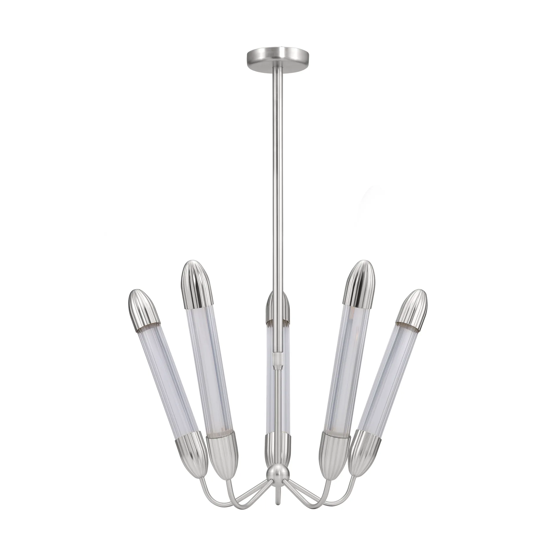 Lemon Squeeze Penta korte hanglamp, Gepolijst staal Umage