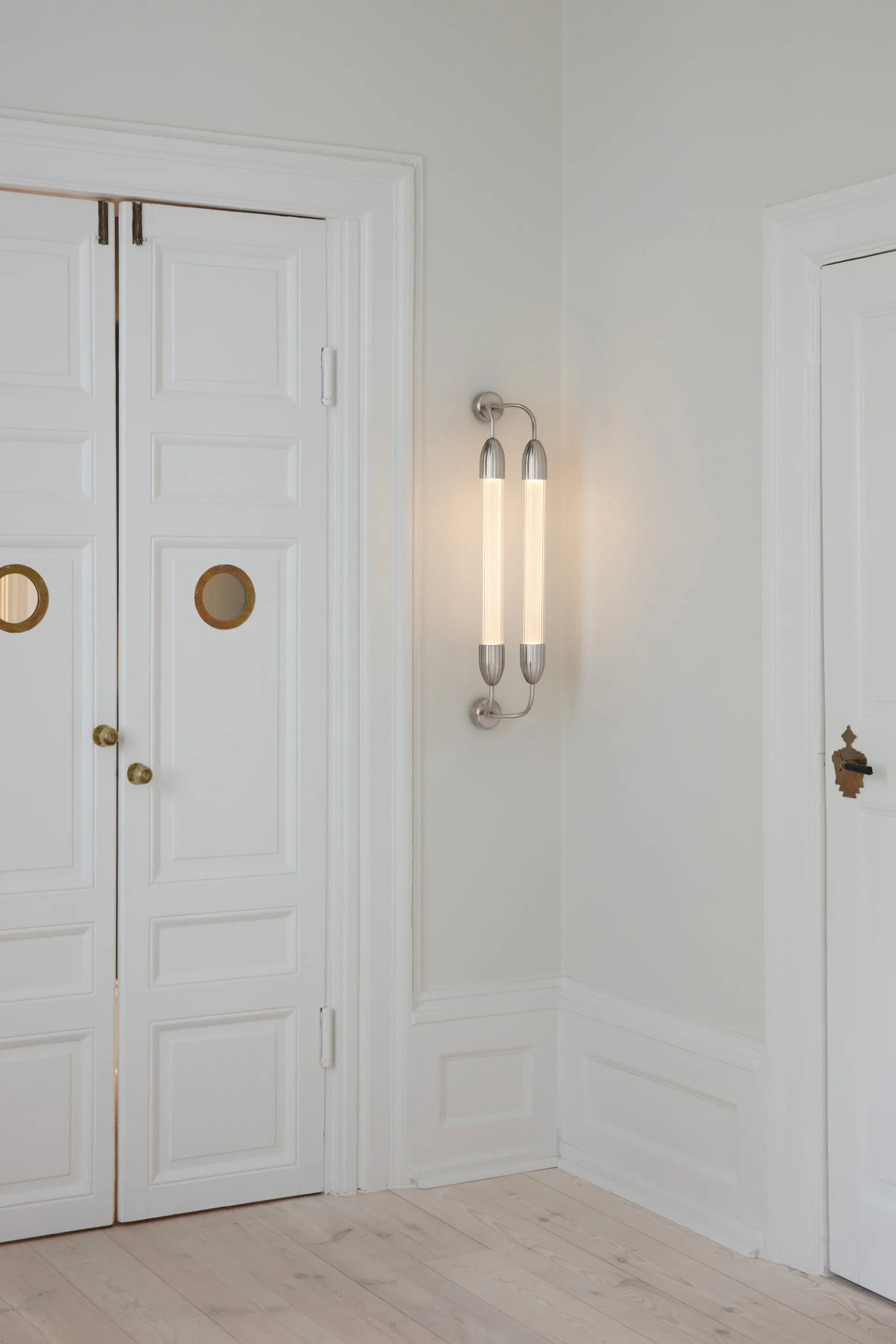 Lemon Squeeze Wall korte wandlamp, Dubbel gepolijst staal Umage