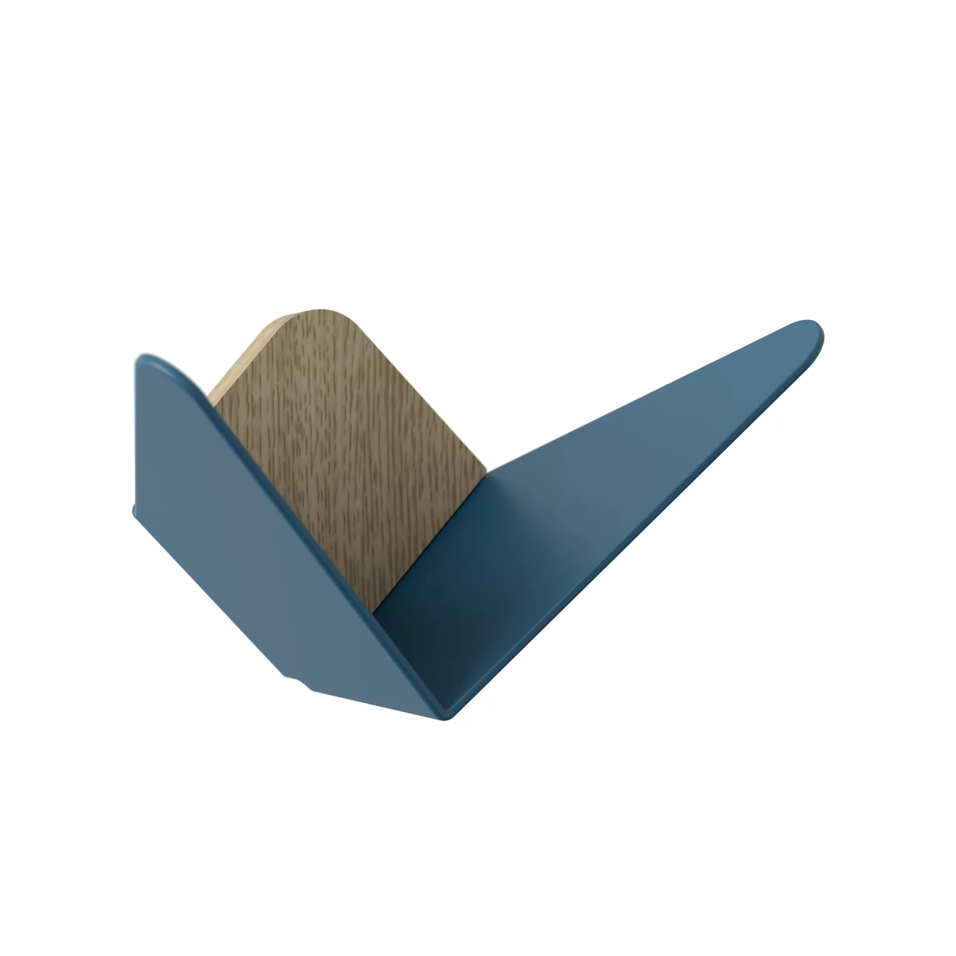 Mini vlinder haakje, Benzine blauw Umage