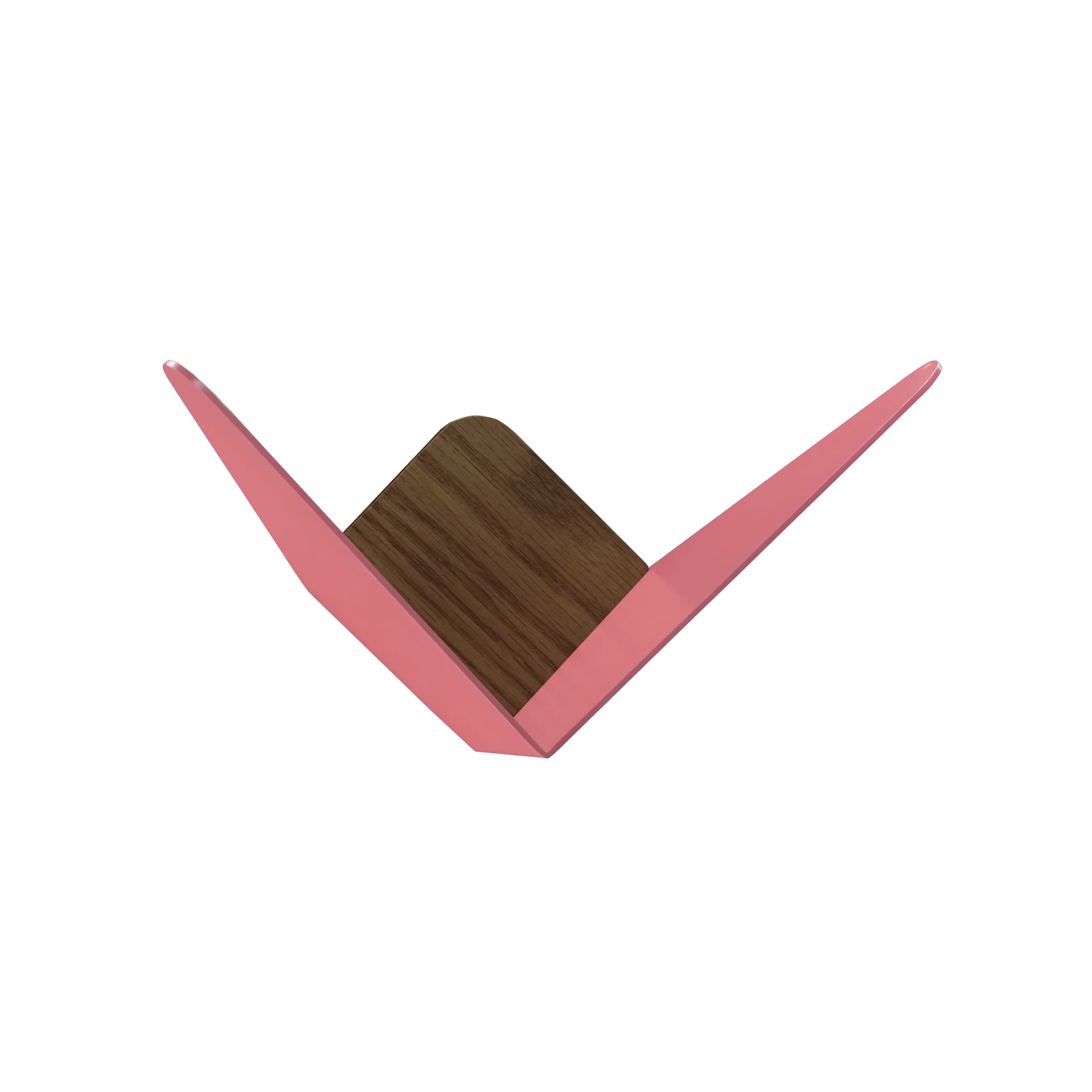 Mini vlinder haakje, Nuance rose Umage