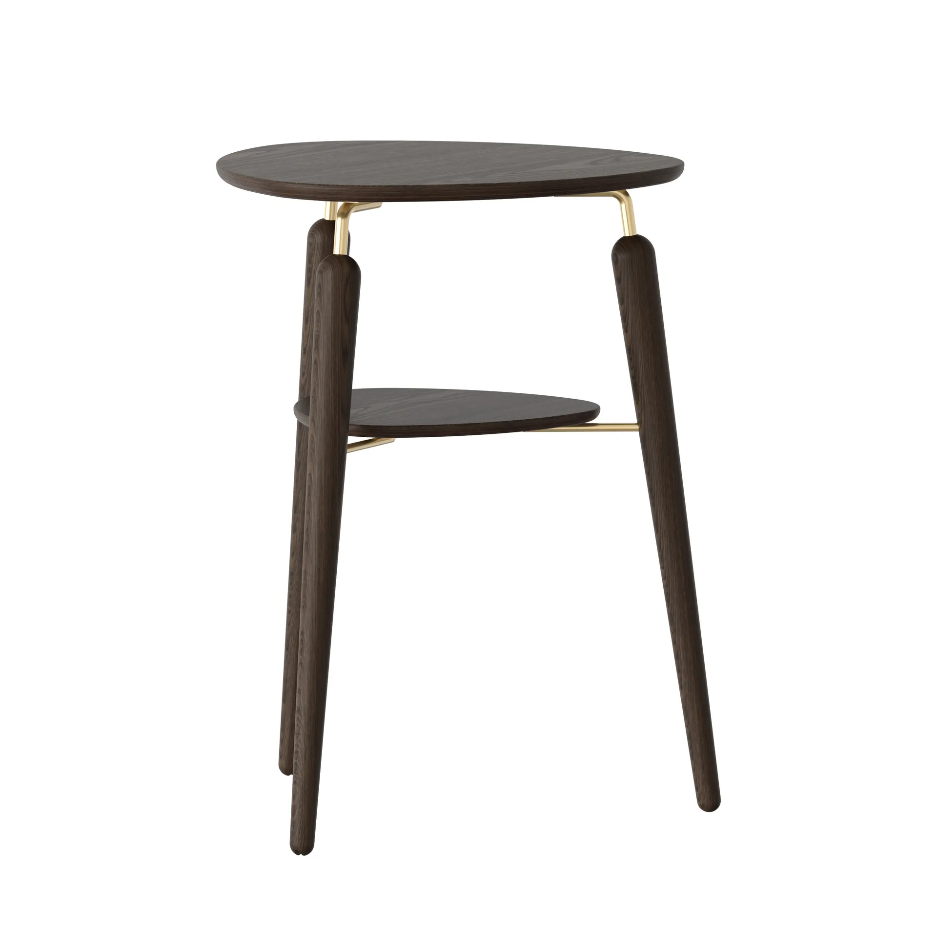 My Spot bijzettafel, Donker eiken-messing Umage