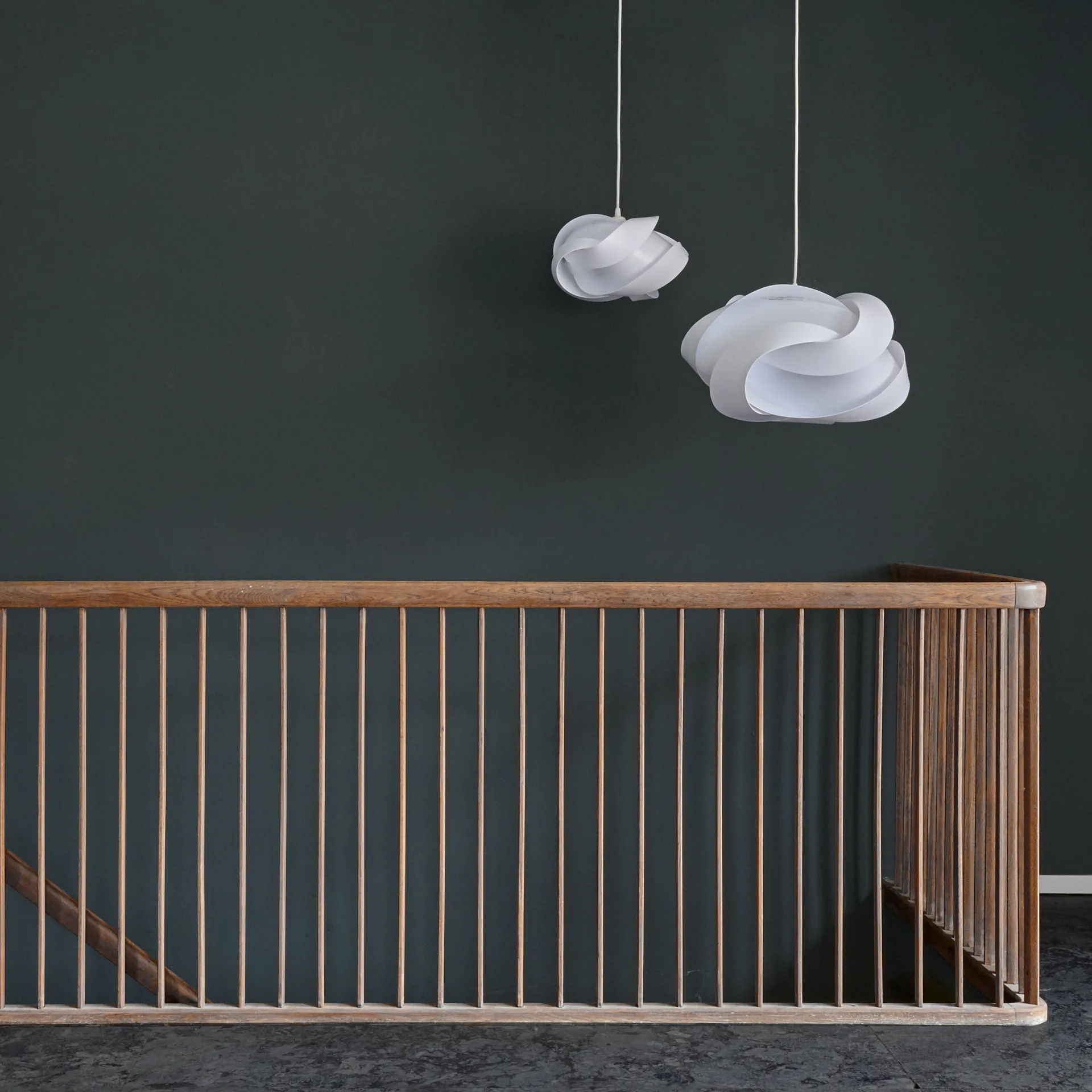 Ribbon lampenkap wit, Ø60 cm Umage