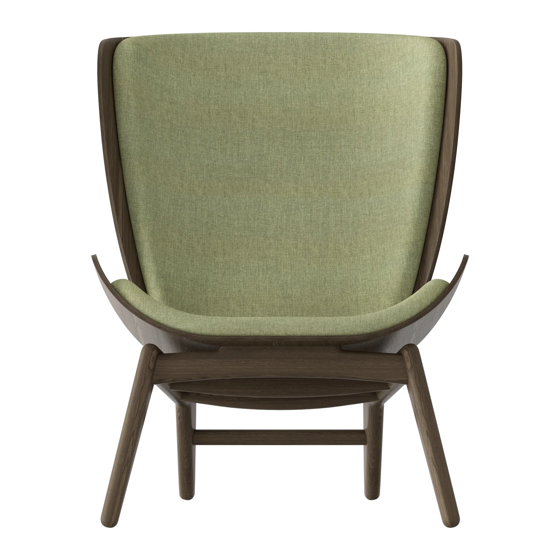 The Reader fauteuil donker eikenhout, Spring green Umage