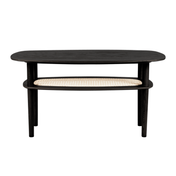 Together Sleek Rectangle salontafel 60x100 cm - Black oak - Umage