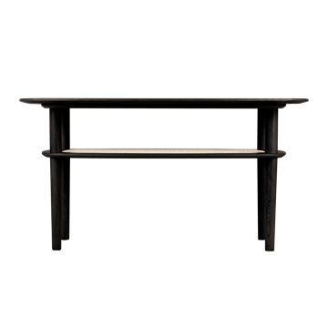 Together Sleek Rectangle salontafel 60x100 cm - Black oak - Umage