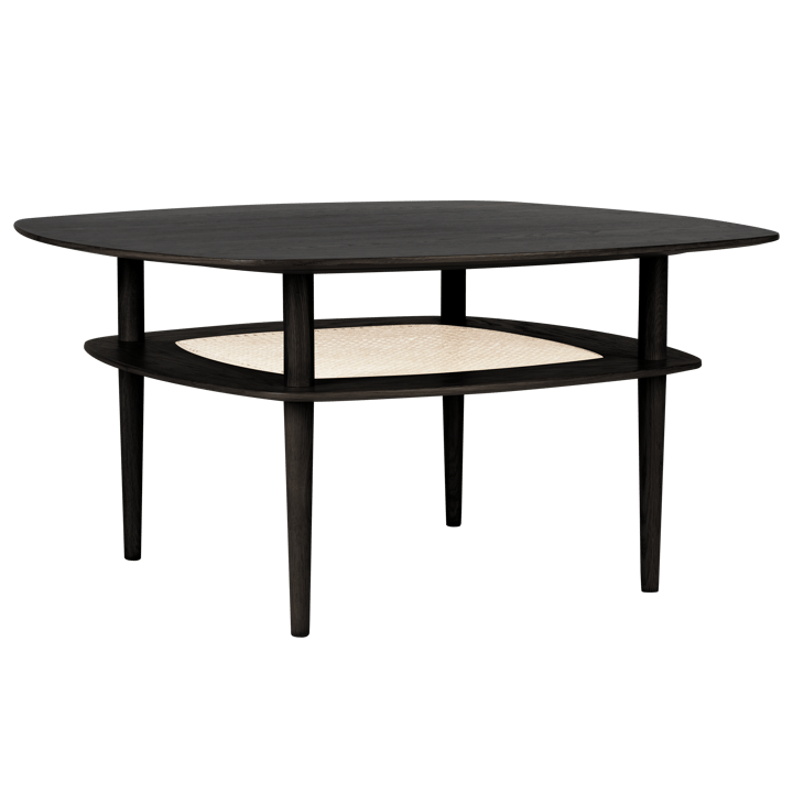 Together Smooth Square salontafel 100x100 cm - Black oak - Umage