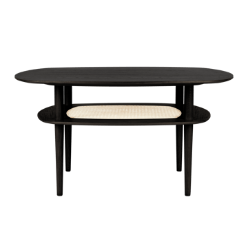 Together Smooth Square salontafel 100x100 cm - Black oak - Umage
