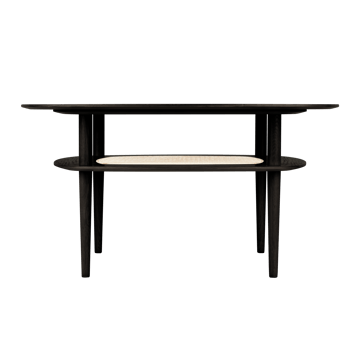 Together Smooth Square salontafel 100x100 cm - Black oak - Umage