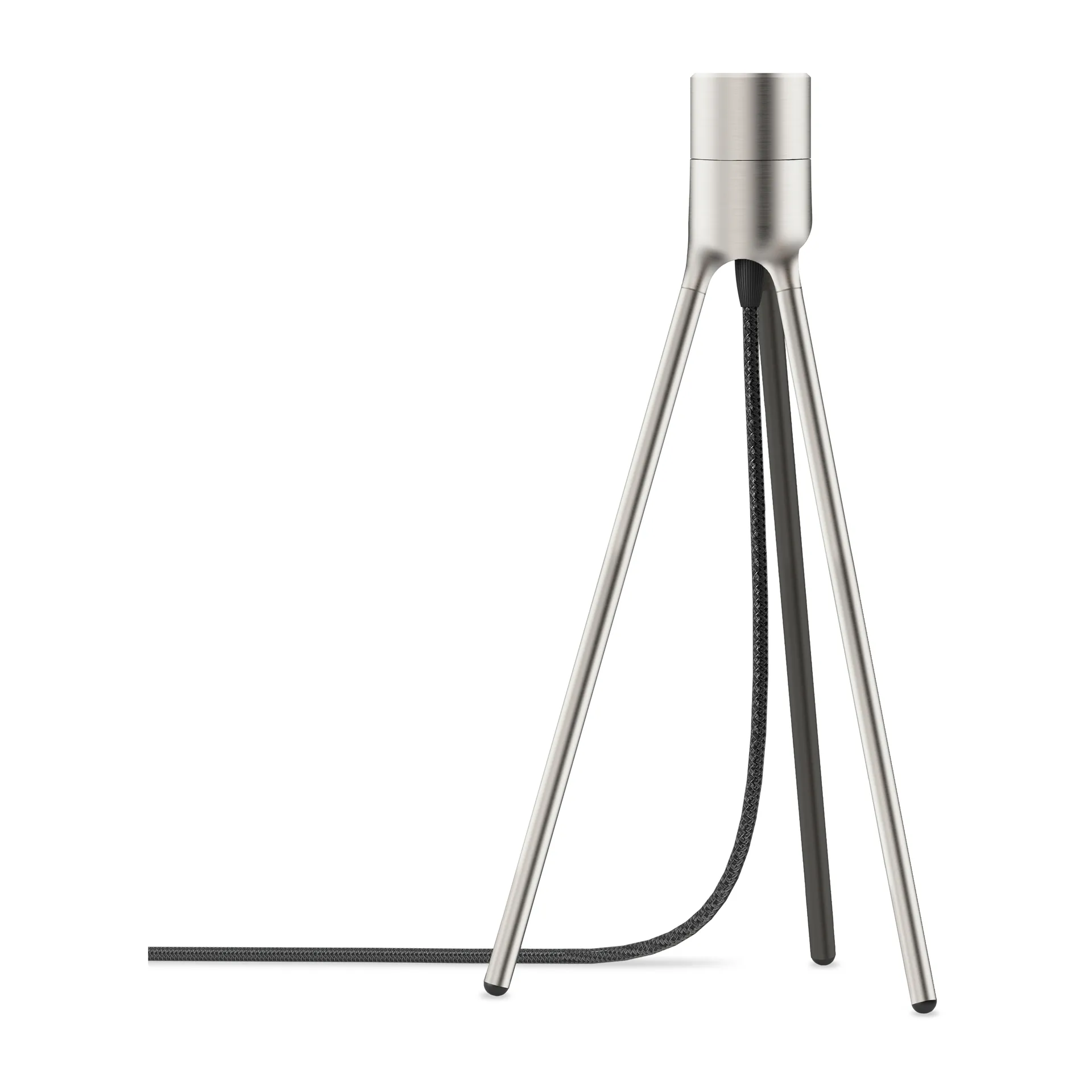 Tripod lampenstandaard tafel, Geborsteld staal Umage