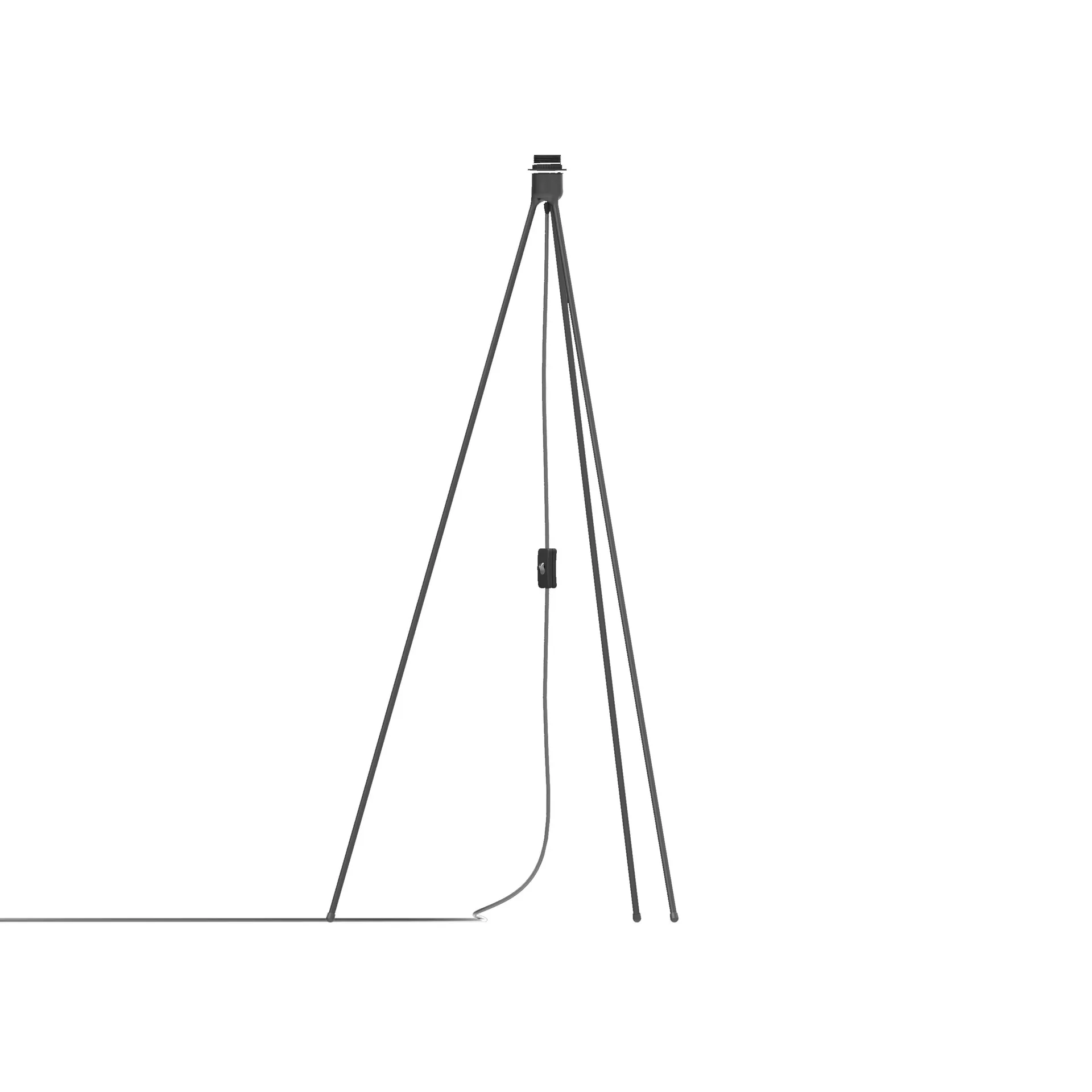 Tripod lampenstandaard vloer, zwart Umage