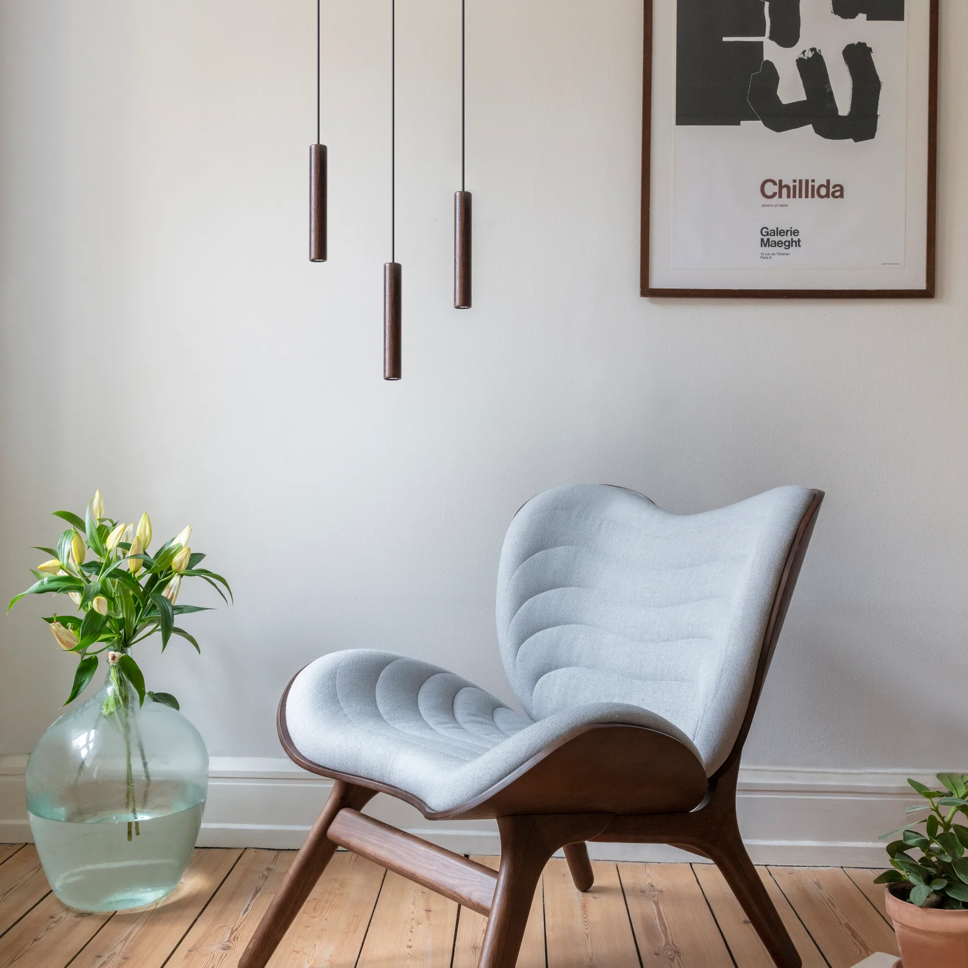 Umage Chimes lamp 22 cm, Dark oak Umage
