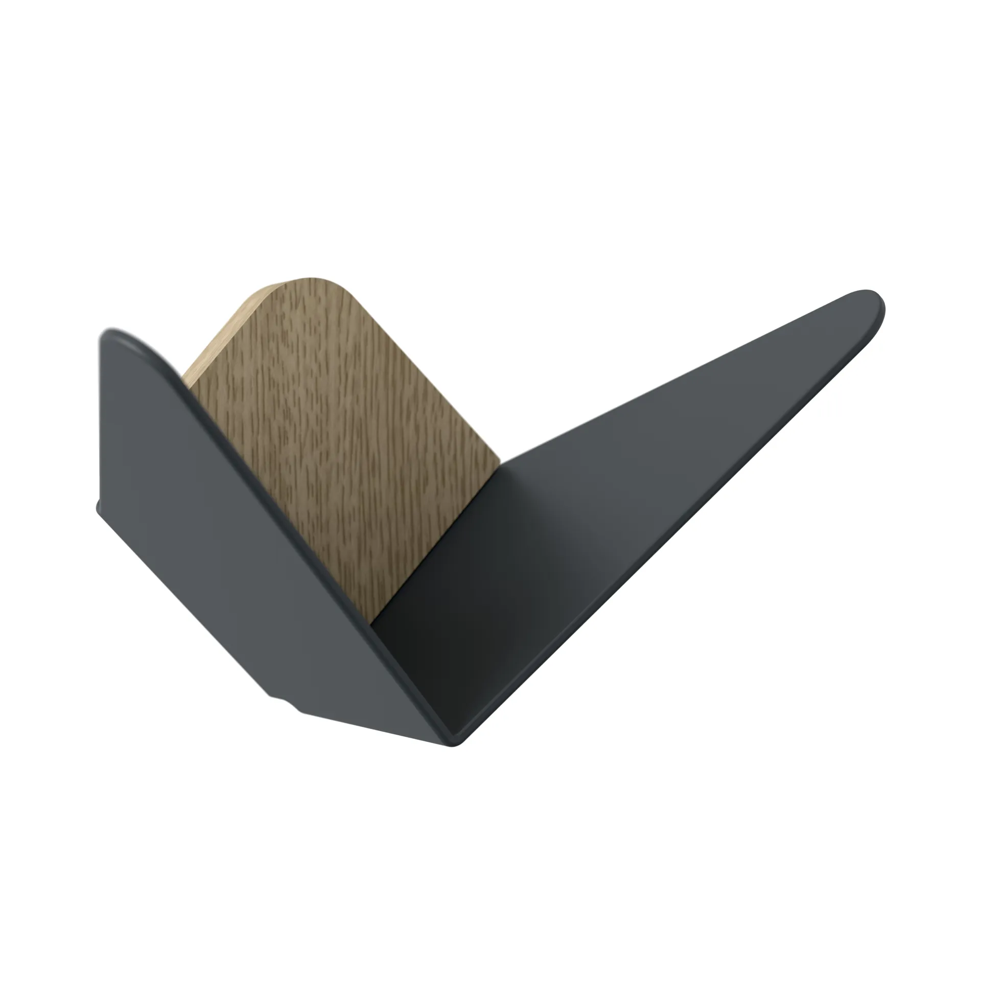 Vlinder haakje medium, Antracietgrijs Umage