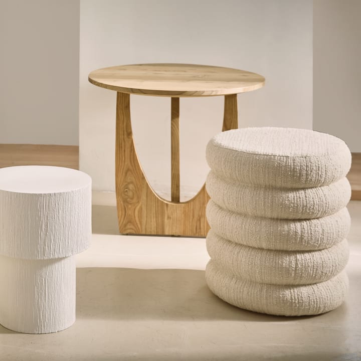 Andria zitpoef Ø39 cm, Off white URBAN NATURE CULTURE