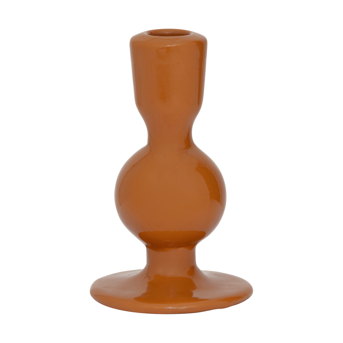 URBAN NATURE CULTURE Bowie B kandelaar 14 cm Adobe | Scandinavisch Interieur | Kaarsenhouders & kaarsenborden | Bruin