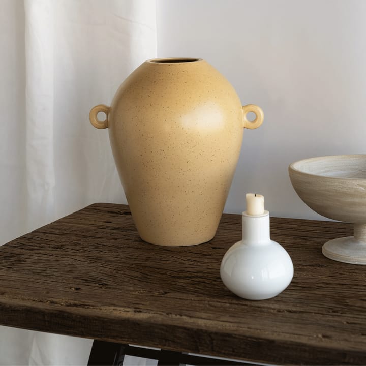 Bubble kandelaar S 12 cm, Opaque white URBAN NATURE CULTURE
