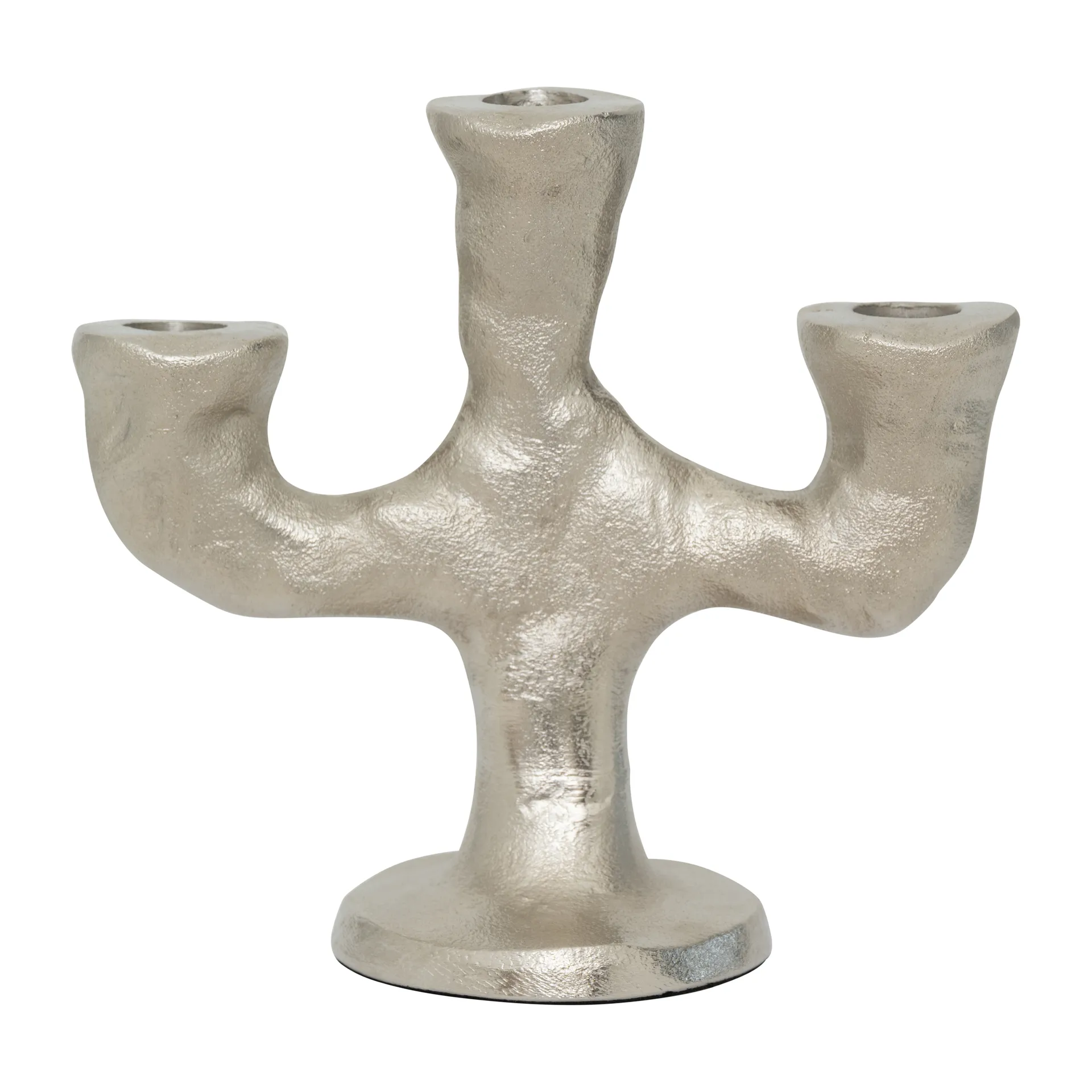D'argento kandelaar 18 cm, Silver URBAN NATURE CULTURE