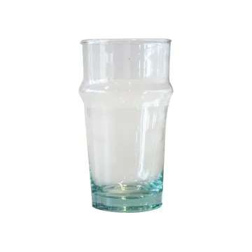 Drinkglas gerecycled glas klein - Transparant-groen - URBAN NATURE CULTURE